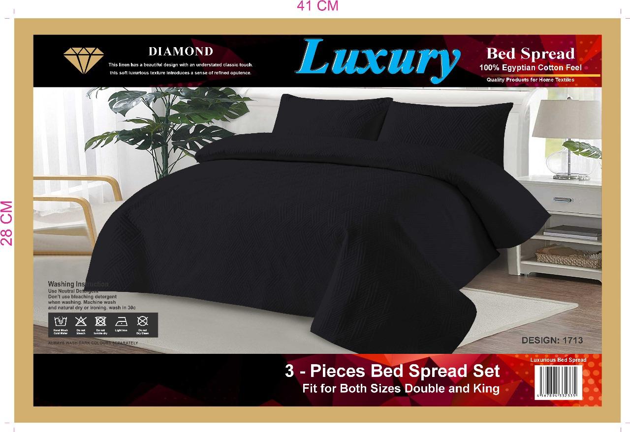 3 PC LUXURY BEDSHEET
