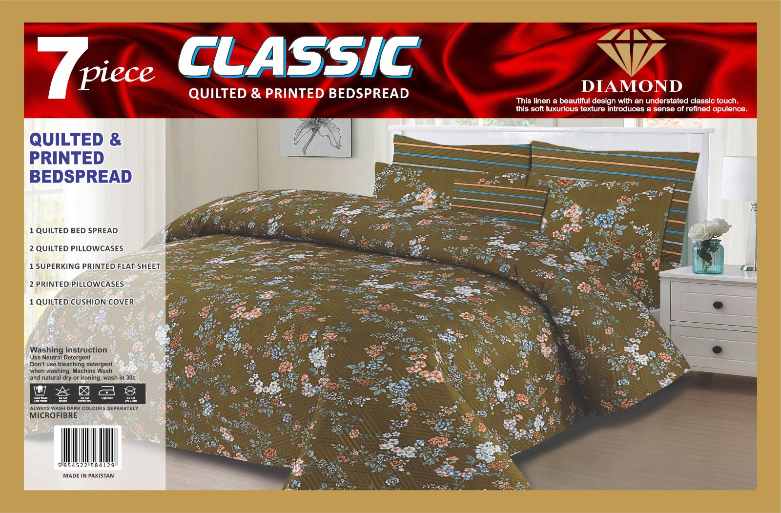 7 PCS LUXUXY BEDSPREAD