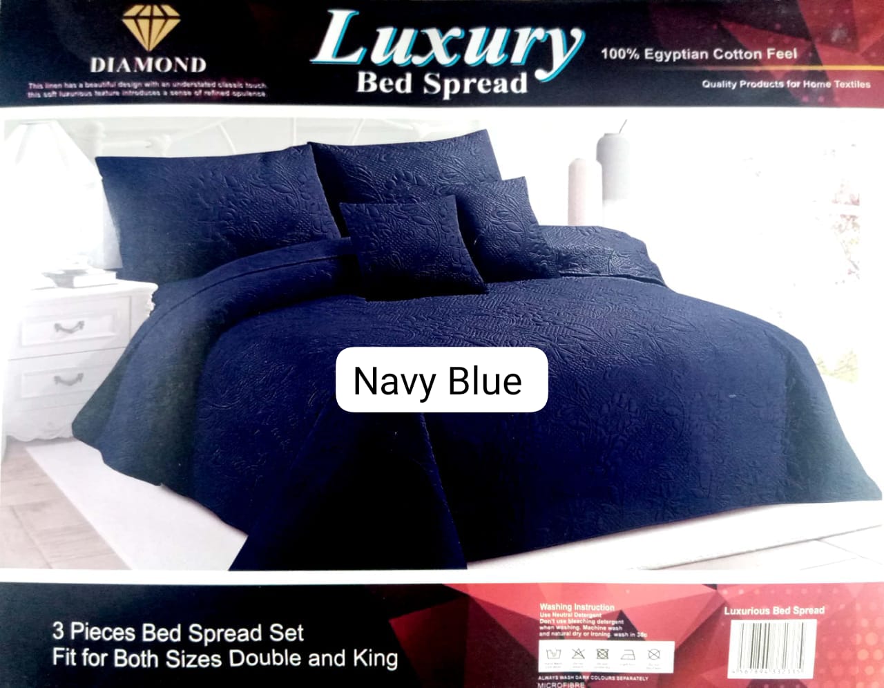 3 PCS LUXURY BEDSPRED